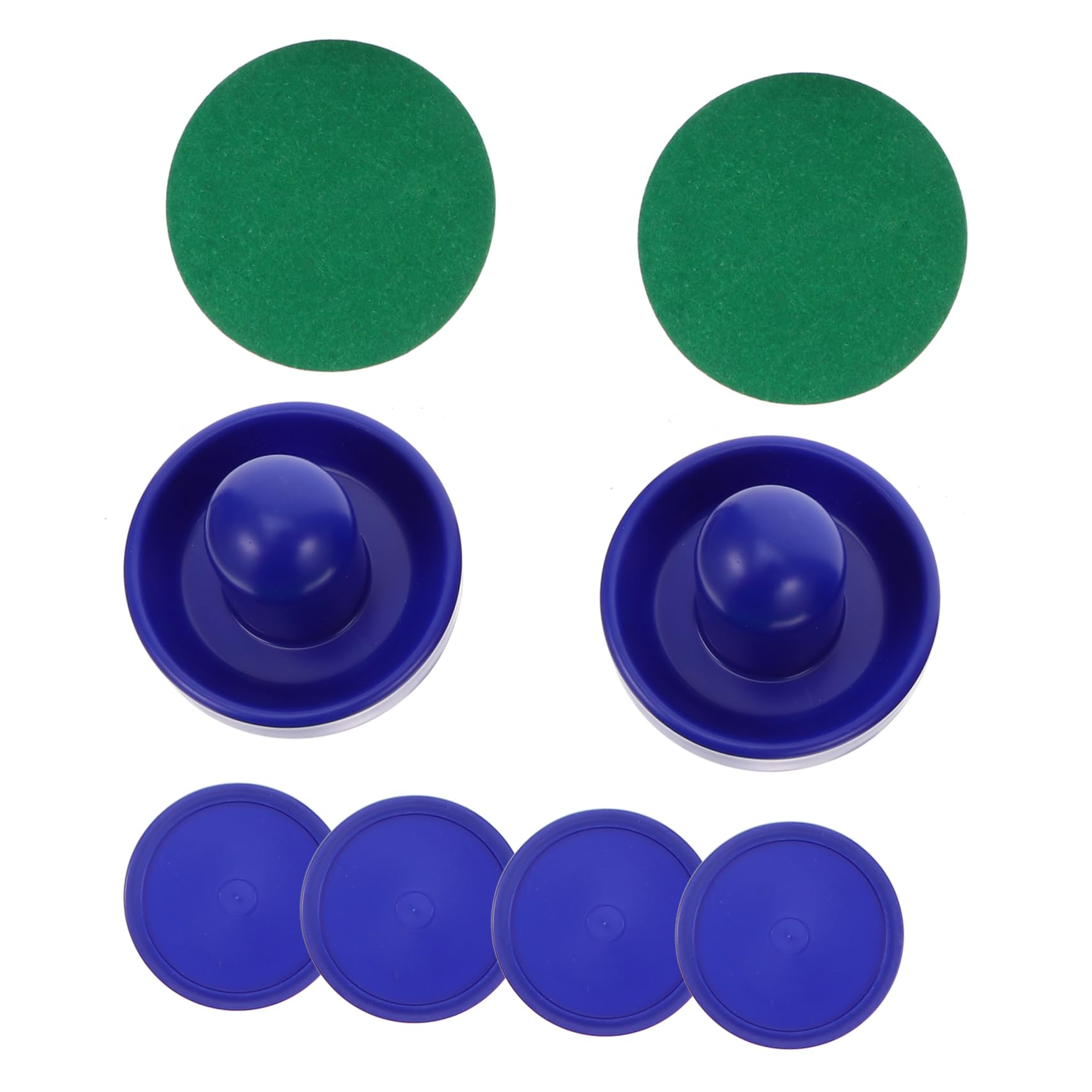 GALPADA 1 Set Air Hockey Pushers and Pucks Replacement Kit for Home Game Tables Ergonomic Design Durable Accessories for Exciting Gameplay