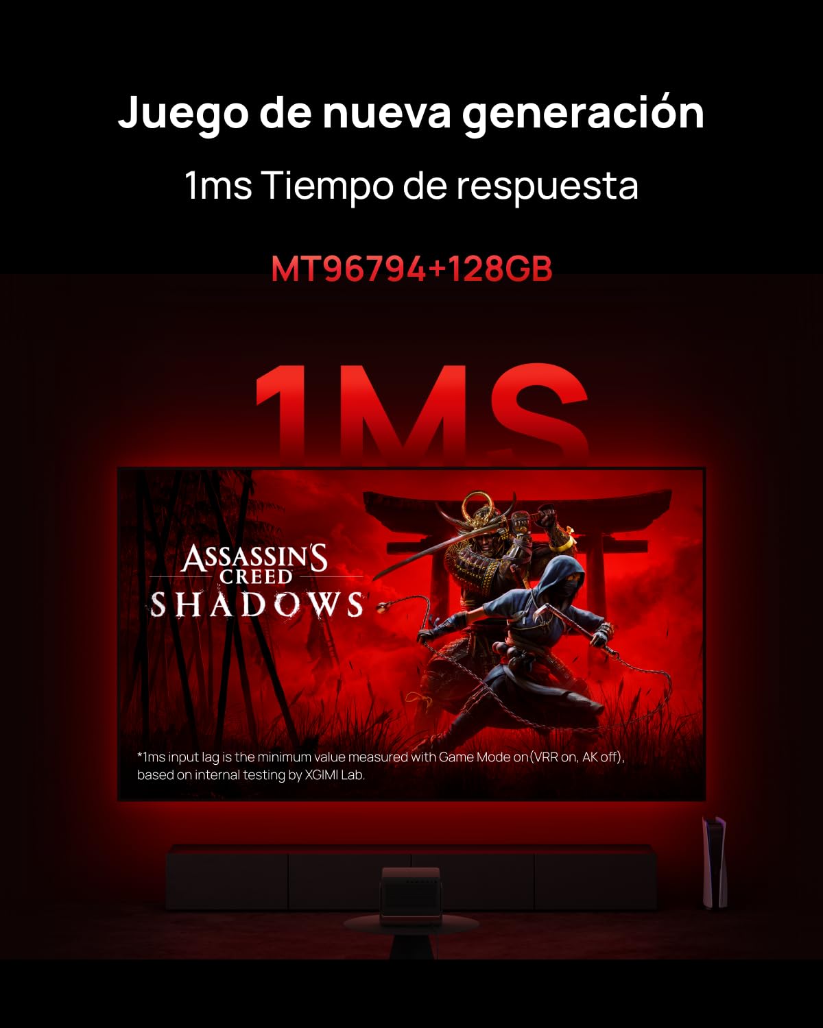 XGIMI Horizon 20 Pro Proyector Láser Triple RGB 4K, 4100 Lúmenes ISO, Google TV con Netflix Oficial, Zoom Óptico & Lens Shift, IMAX Enhanced, Dolby Vision, Contraste 20.000:1, Pantalla 300"