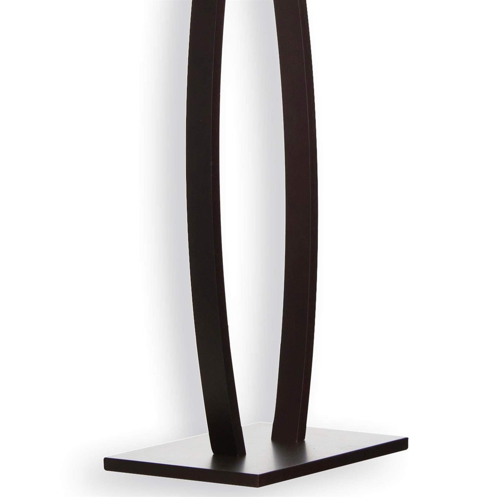 IDIMEX Valet de Chambre Robin Valet de Nuit Porte vêtements, Structure en Bois lasuré Brun foncé