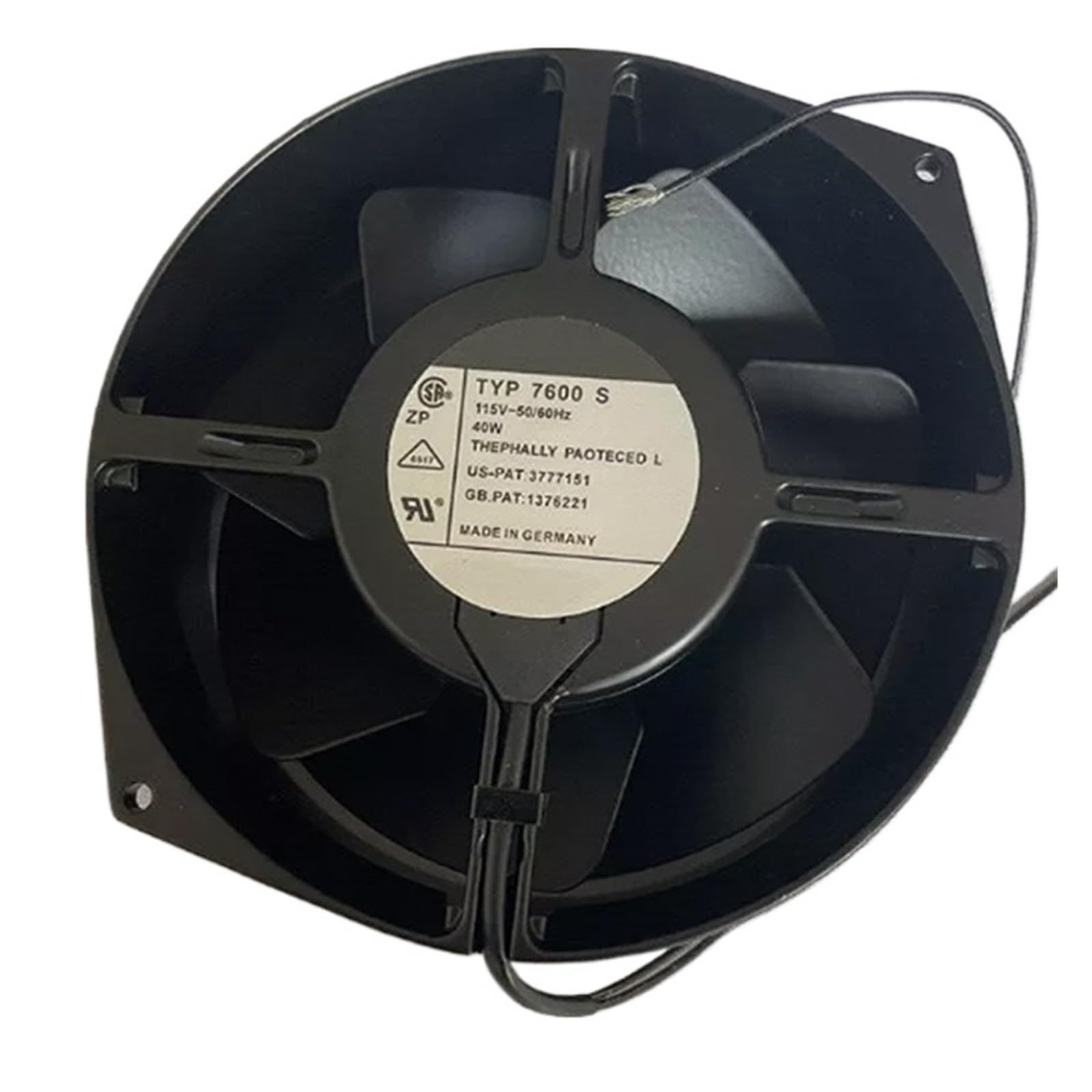 YMUGUEGH TYP7600S 115V Cooling fan TYP7600S 40W 0.34A 150x170x55cm fan