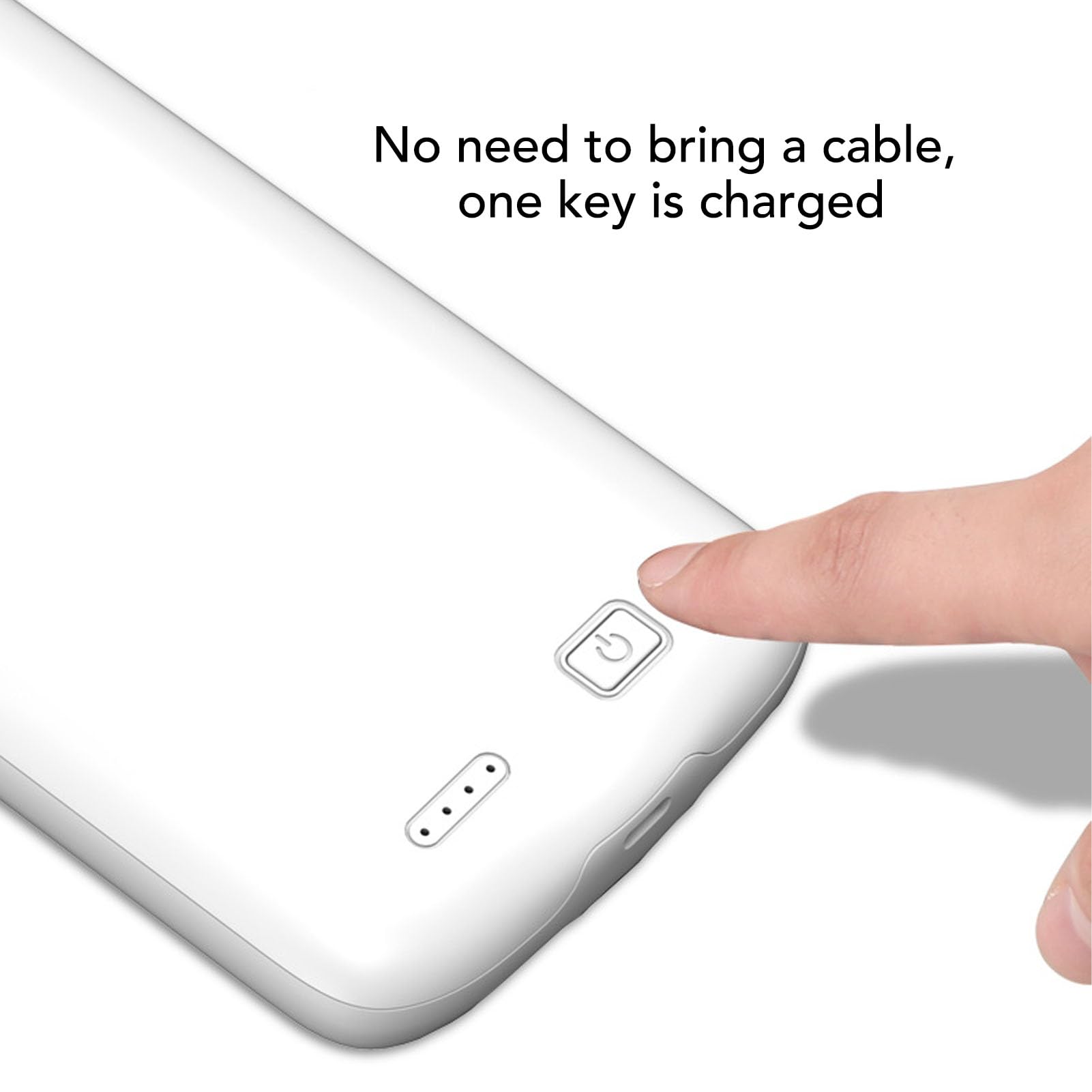 Etui na baterię do iPhone'a 11, ładowalne 6000 mah ultracienkie etui ładujące, wydajne przenośne etui ładujące do iPhone'a 11, etui na baterię do telefonu z ochroną 360 (Niebieski)