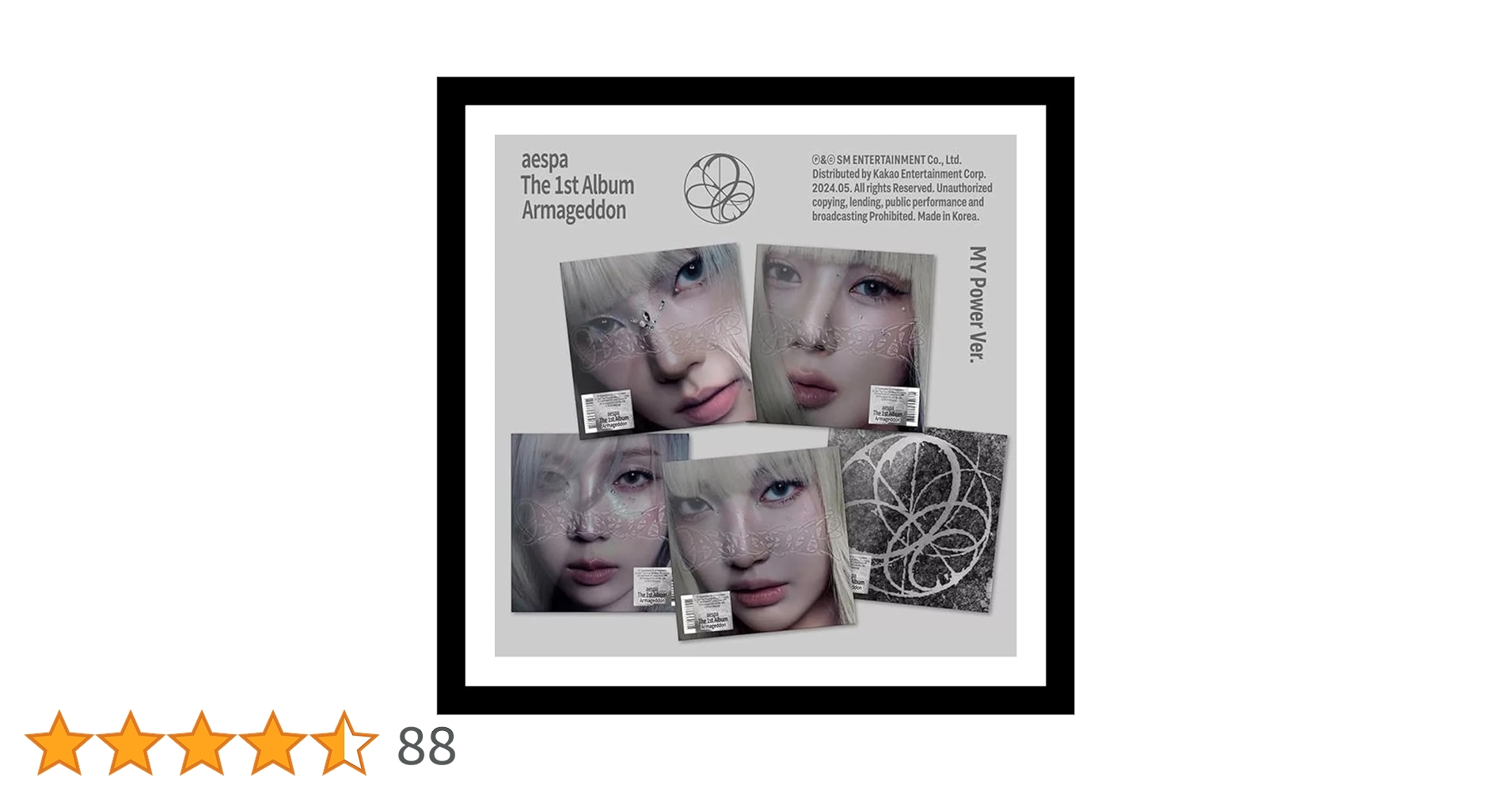 aespa Armageddon The 1st Album (My Power - Random Ver) K-Pop