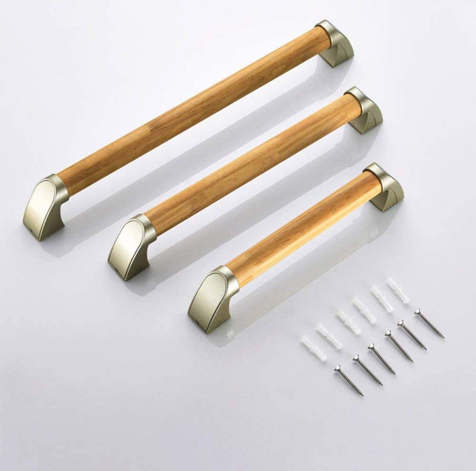 Agarradera De Baño Impermeable para Discapacitados Agarraderas De Barras Rieles De Soporte De Seguridad para Ducha De Madera para Pasillo Al Aire Libre,40cm