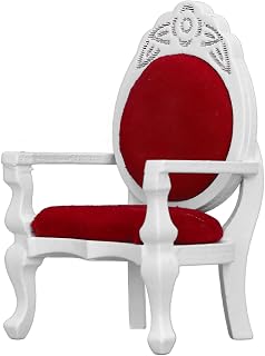Cadeira em miniatura, escultura retrô, acabamento requintado, seguro, ecologicamente correto, resistente, madeira de bétula, cadeira em miniatura para casa de bonecas para casa de bonecas