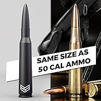 Vista 6 de Antena diseño de proyectil para camionetas Dodge RAM y Ford F150 Raptor.