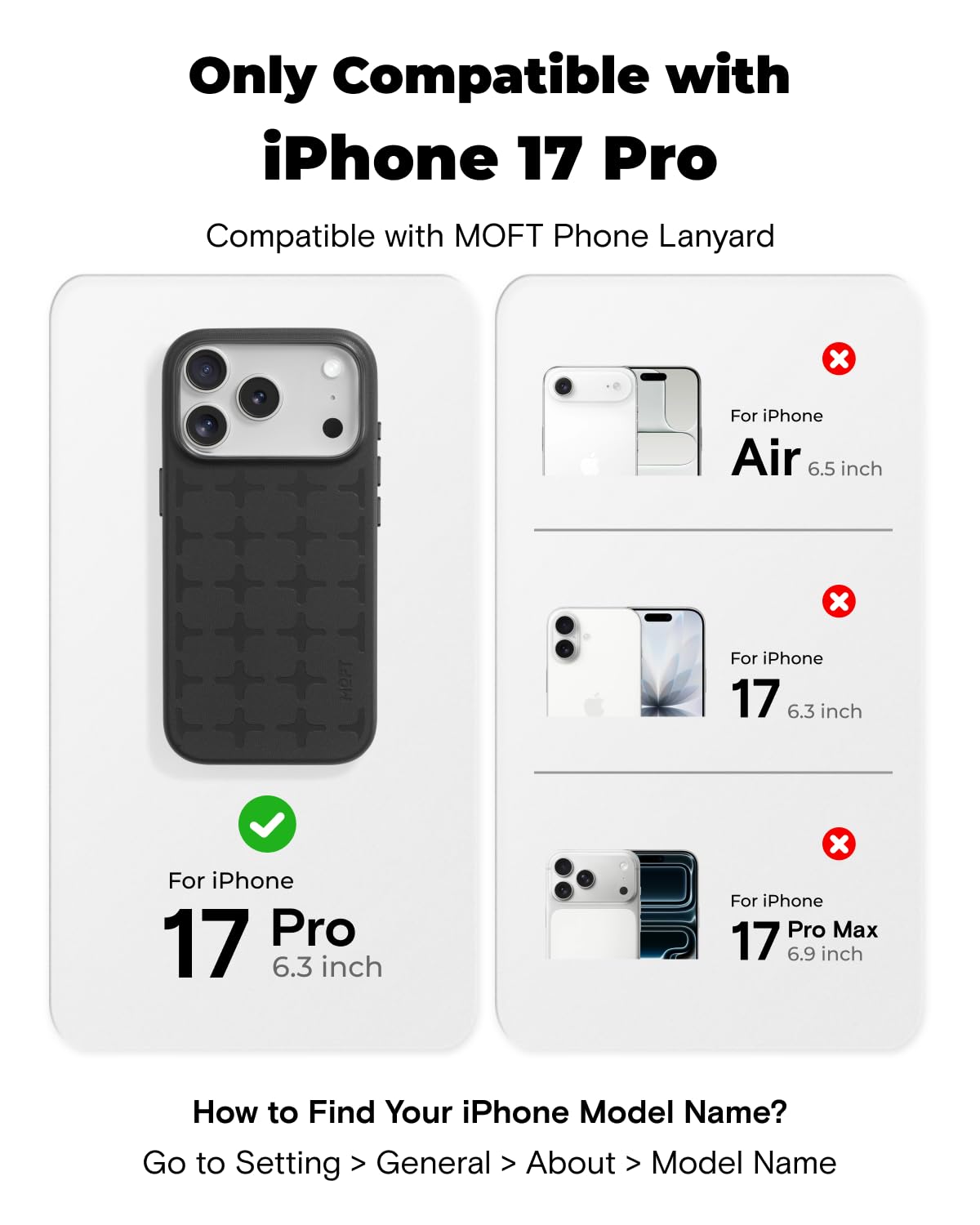 Amazon.com: MOFT x Tombogo for iPhone 17 Pro Case- MOVAS Snap Case