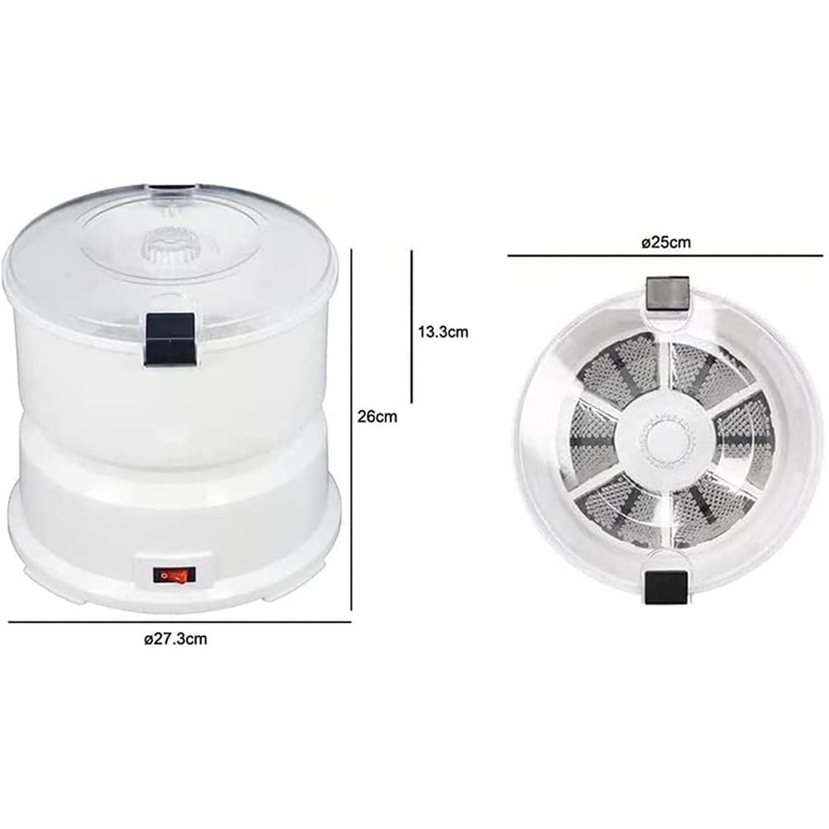 Pelador de patatas rotatorio, máquina peladora de patatas eléctrica, limpiador automático de frutas y verduras, pelador de patatas automático, fácil de usar y limpiar, para el hogar, la cocina y el