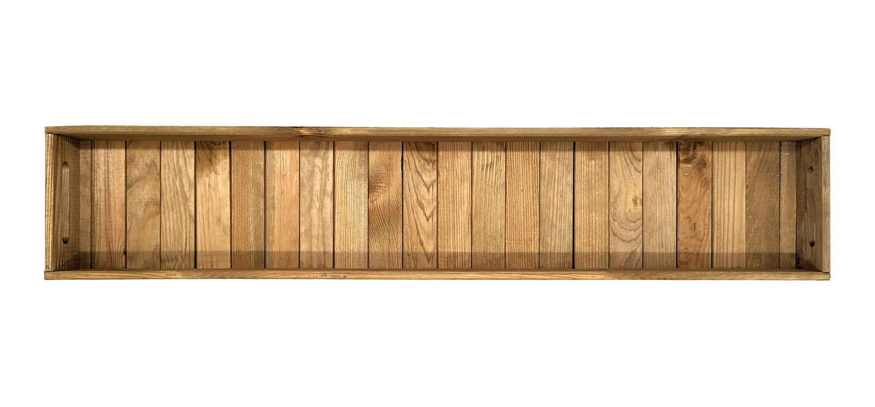 Piatto Da Portata Rustico Vassoio Decorativo In Legno Effetto Usato XXL - 90x20 Cm, Con Manici In Metallo, Per Candele, Tovaglioli O Come Piatto Da Portata Centrotavola Decorativo Legno