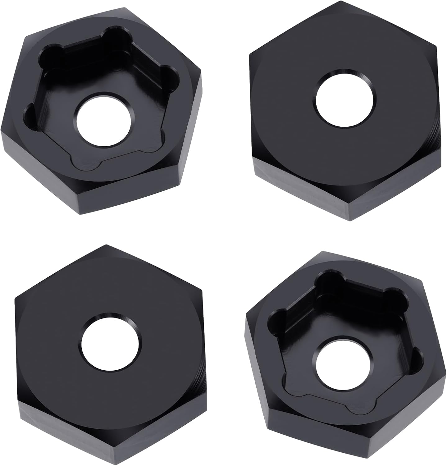 Aluminum Alloy 12mm to 17mm Wheel Hex Hubs Adapter RC Hex Combiner for 1/8 RC Car Buggy Upgrade Parts