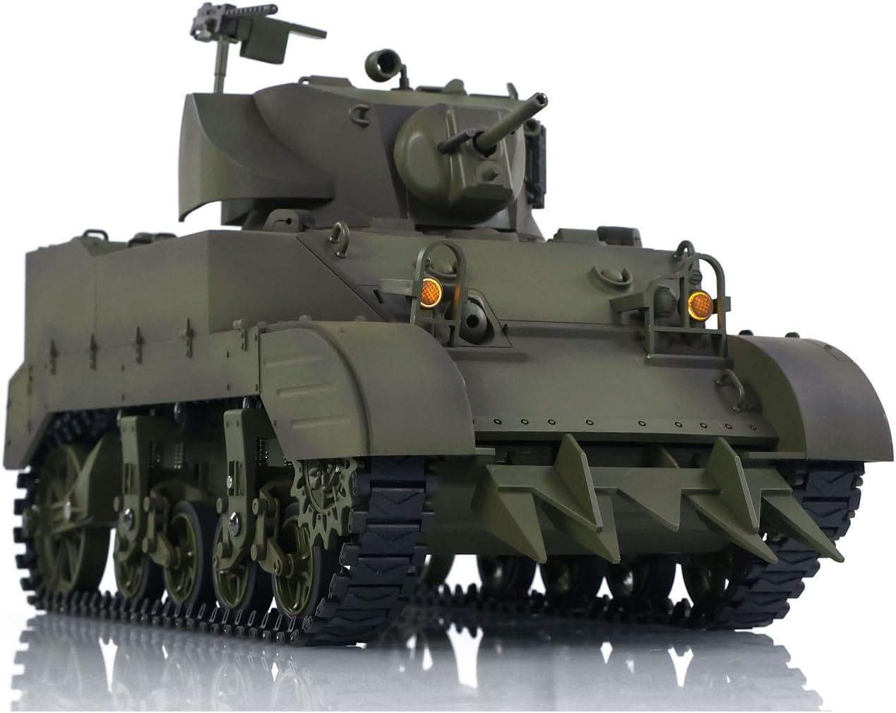 wheelfun Henglong 1/16 RTR 2.4Ghz RC タンク US M5A1 スチュアート