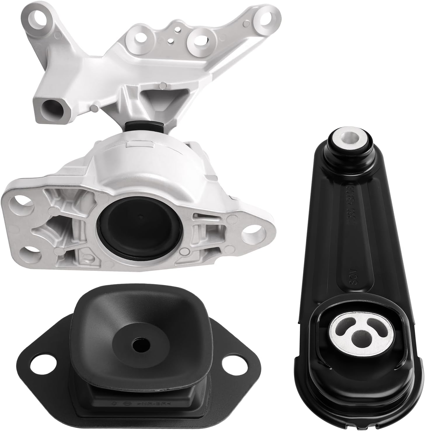 Engine Motor Mount and Transmission Mount kit Compatible with 2017-2022 Qashqai & 2017-2022 Rogue Sport 2.0L L4 Engine,Replace OE A4396 112104BB0B A4364 113604BA0B A4388 112204BB0A 3pcs