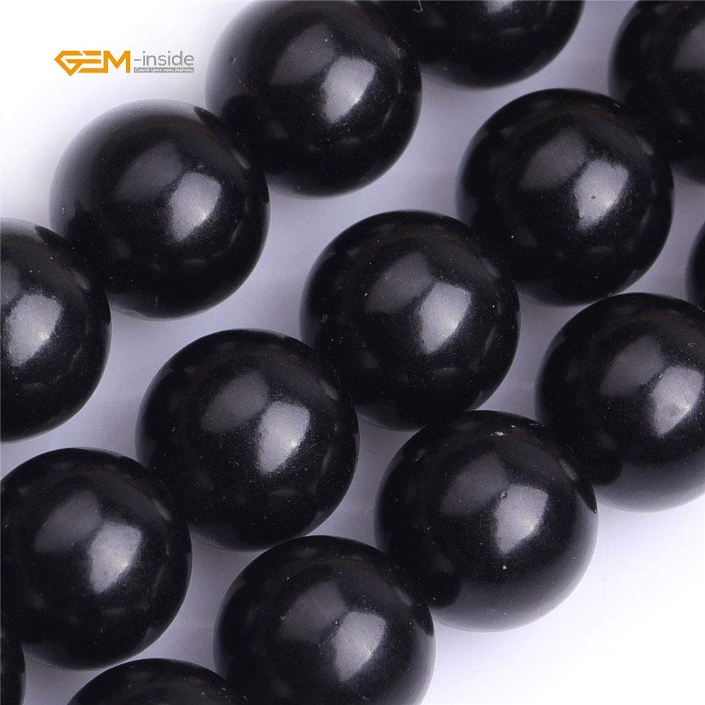 Perles Rondes D'espacement En Hématite Naturelle - 10mm, Trou 1-1.5mm, Pour Création De Bijoux