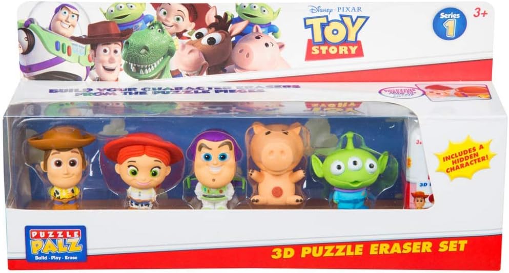 Disney Toy Story 4 Collectable Characters With Woody, Jessie, Buzz, Hamm, Alien | Make Your Own Toy | Collectable Toys For Boys Or Girls, Kids Play Action Figure Accessories + 1 Extra Figurine