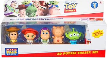 Disney Toy Story 4 Collectable Characters With Woody, Jessie, Buzz, Hamm, Alien | Make Your Own Toy | Collectable Toys For Boys Or Girls, Kids Play Action Figure Accessories + 1 Extra Figurine