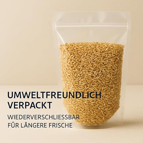 POSH Whole Grain Rice Natural Brown 1 kg - Unpolished Ready to Cook High Fibre for Hot Dishes