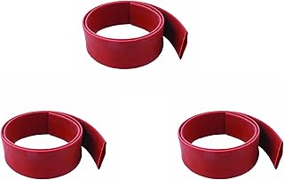 مجموعة أنابيب تنكمش بالحرارة لحماية وإصلاح الكابلات من هيت شيرينك، 3 قطع بقطر داخلي 40 ملم وطول 2 متر، لون أحمر