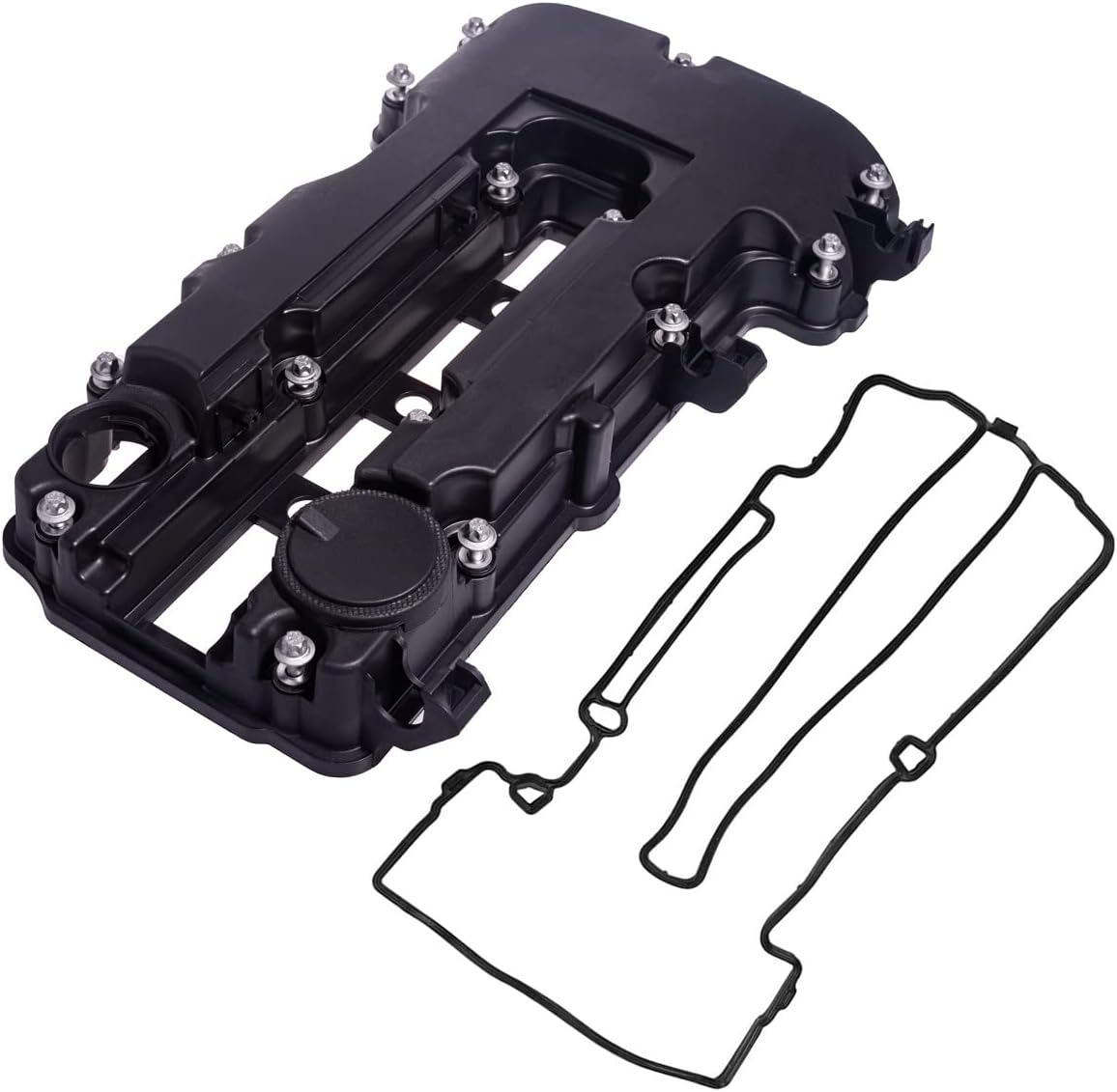AUQDD 25198498 Engine Valve Cover Kit (For 1.4L 1364cc;LUV ENG.) Fit for 13-21 Bu-ick Encore /14-16 Cadillac ELR /11-16 Chevy Cruze, 12-20 Sonic Trax, 11-15 Volt (Replace # 25198874 55573746 264-968)