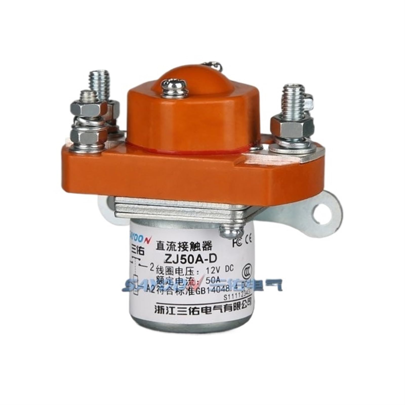 QEFHSVVZE ZJ50D 100D 200D 300D 400D 600D DC contactor 12V 24V 36V 48V(Zj50d,DC 36V)