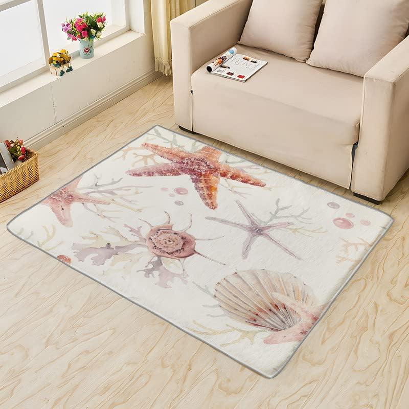 Miniatura 15 de Alfombras lavables para entrada, sala de estar, dormitorio, alfombra de peces y decoración del hogar, alfombra de área de pesca de 2 x 3 pulgadas