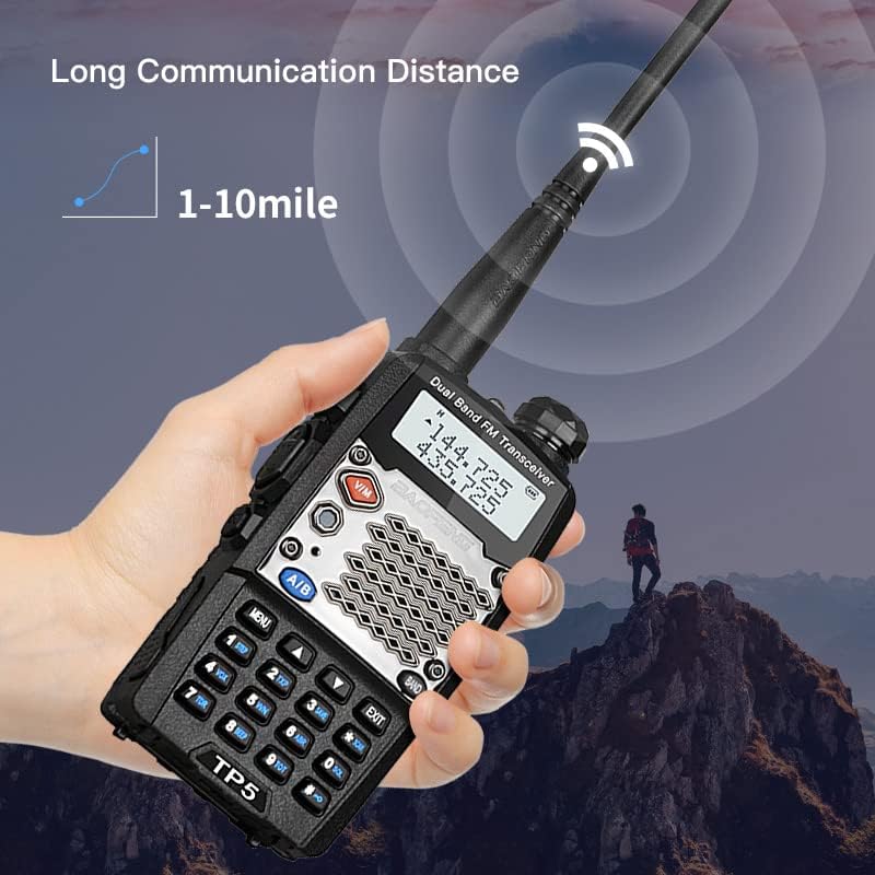 Miniatura 6 de BAOFENG Radioaficionado UV-5R versión mejorada de 8 W, UV5R de 2 generación (versión de actualización UV5R) 1 paquete