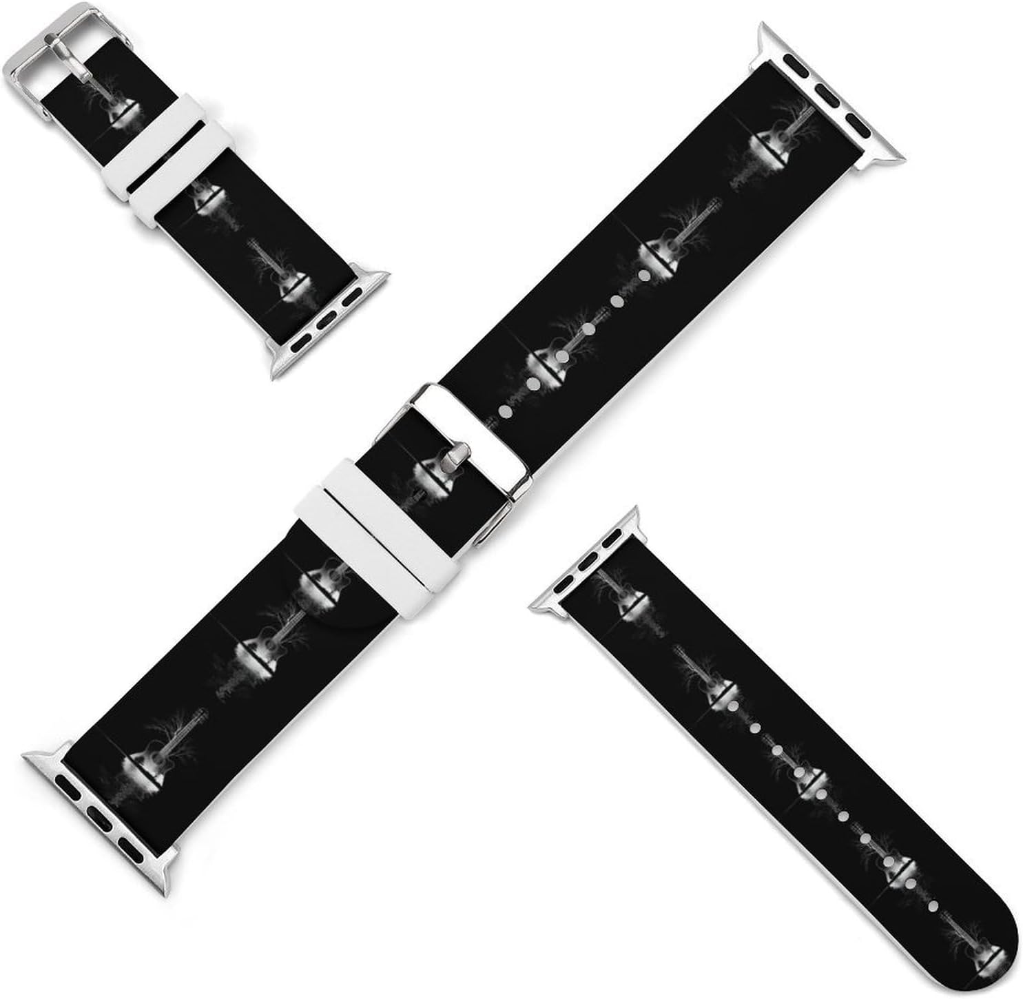 Natural Guitar Funny Watch Band Quick Release Replacement Watch Straps for Men Women