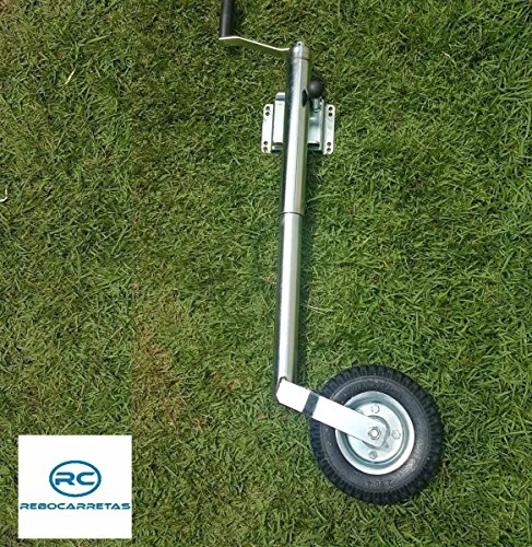 Pedestal Escamoteavel Carrocinha Reboque Carretinha Com Roda