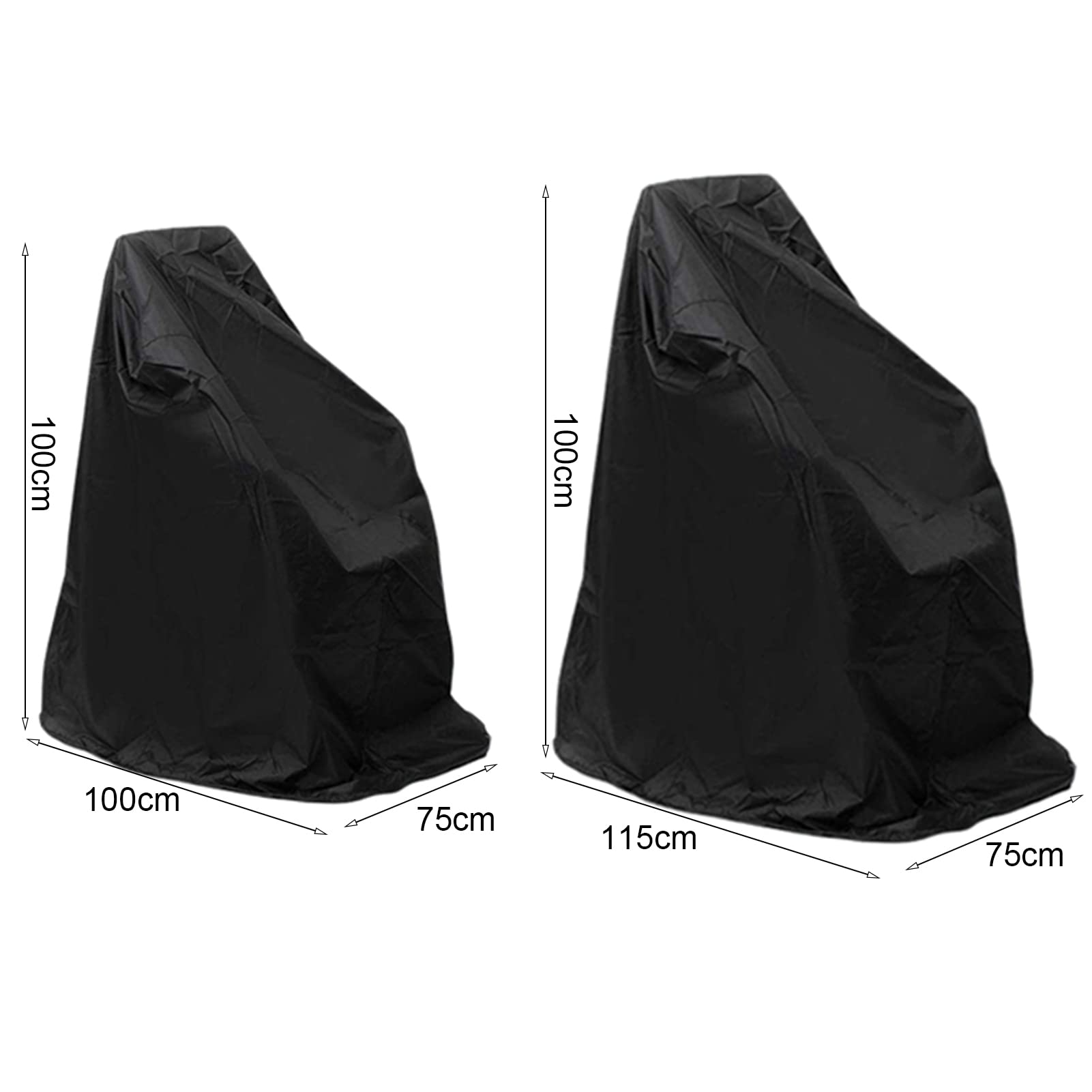 Funda para silla de ruedas, impermeable, fuerte flexibilidad, tela Oxford 210D, antideformación, funda para silla de ruedas eléctrica para viajes