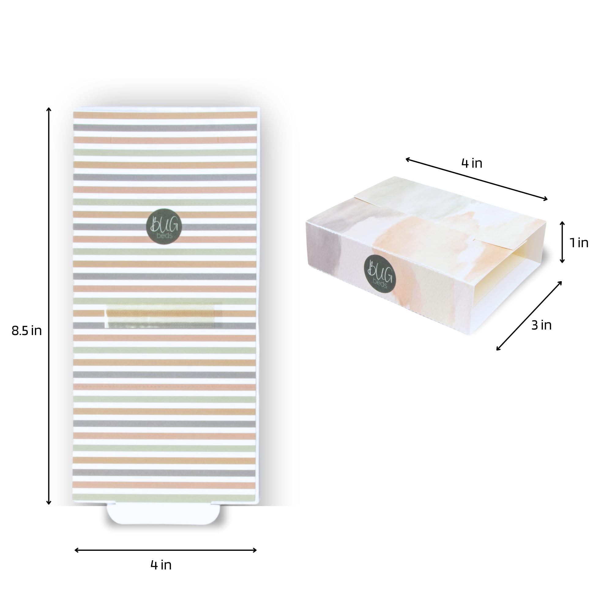 Paquete de 40 trampas adhesivas para insectos "camas de insectos", almohadillas de pegamento decorativas, estéticas, no tóxicas, para interiores, control de plagas, ratón, araña, chinches, cucaracha,