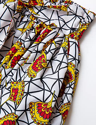 SHENBOLEN Women African Print Skirt Ankara Maxi Skirt Dashiki Skirt3