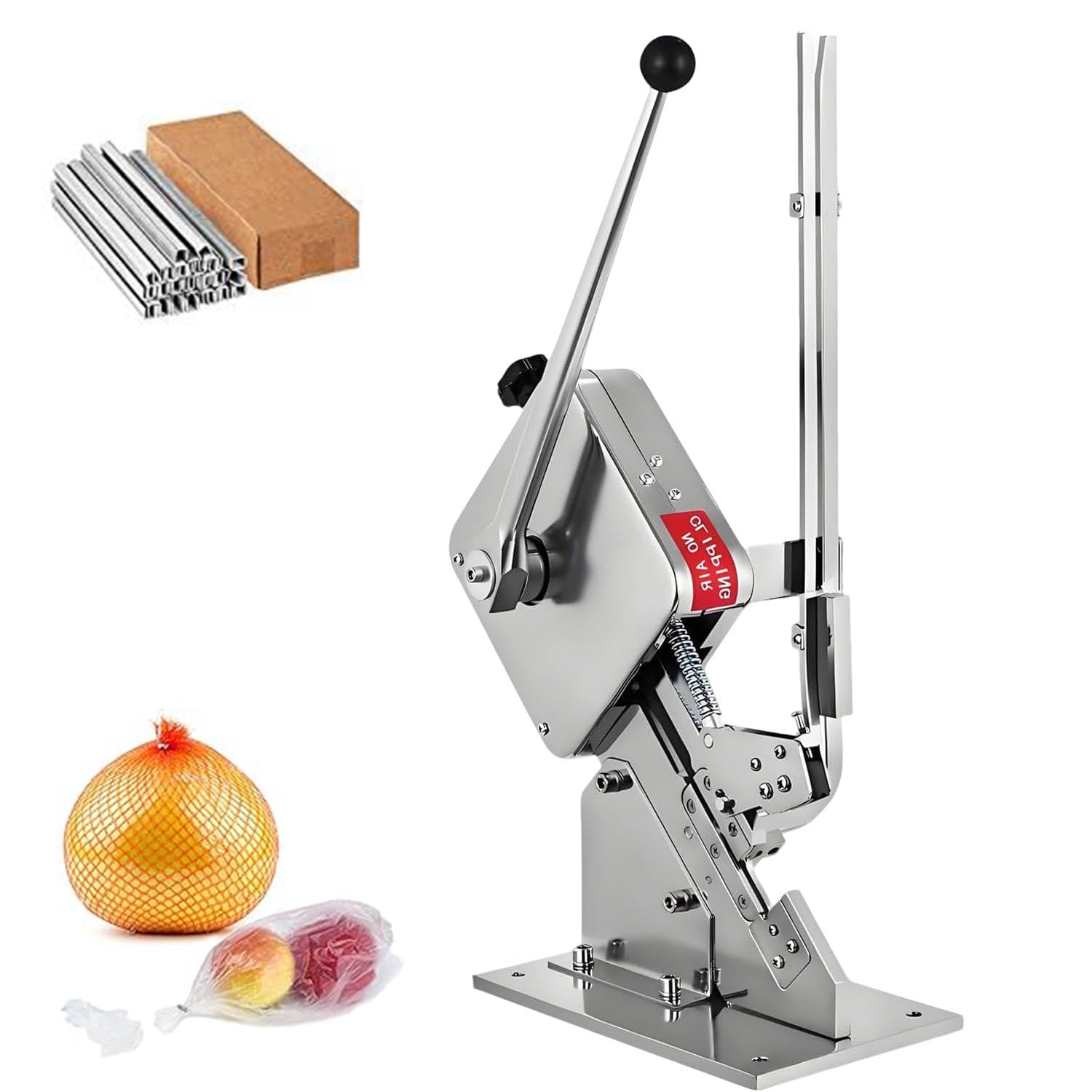 PLSZLL Manual U-Shape Sausage Clipper for Commercial Sealing, Ideal for Supermarkets, Bakeries, and Cafe Shops
