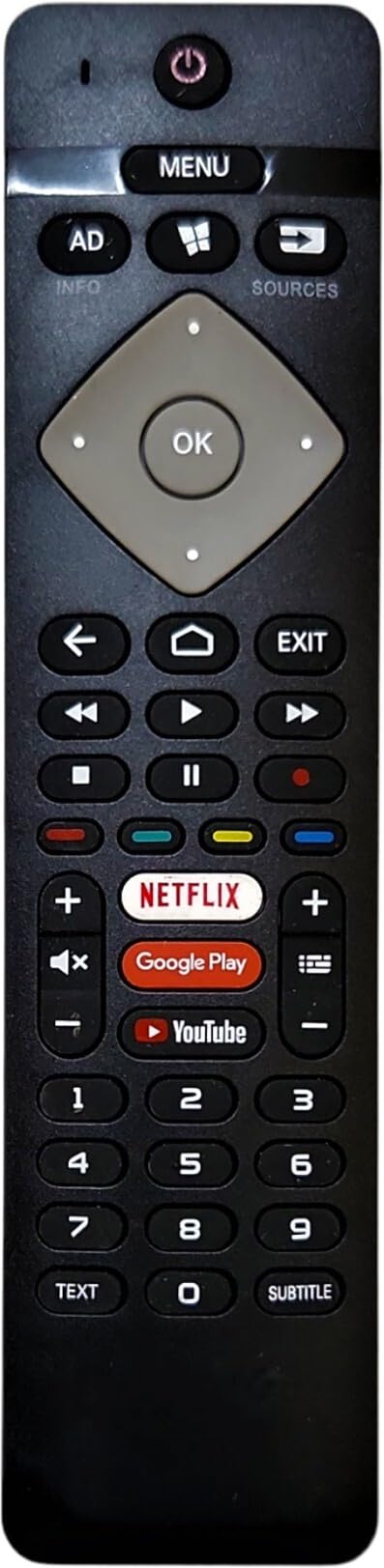 Xpecial 43PFT6915 Remote Compatible with Philips 4K Smart OLED Android LED LCD TV Remote Controller (Black)