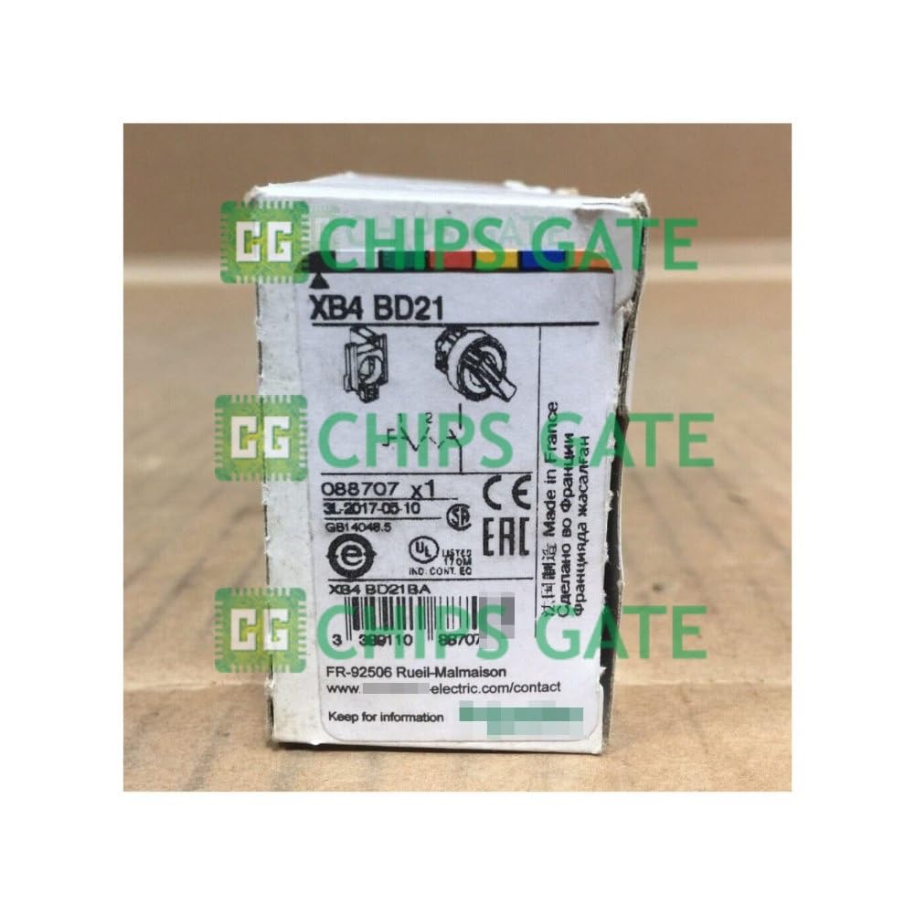 XB4BD21 Black selector Switch ?2 2-Position Stay Put 1NO