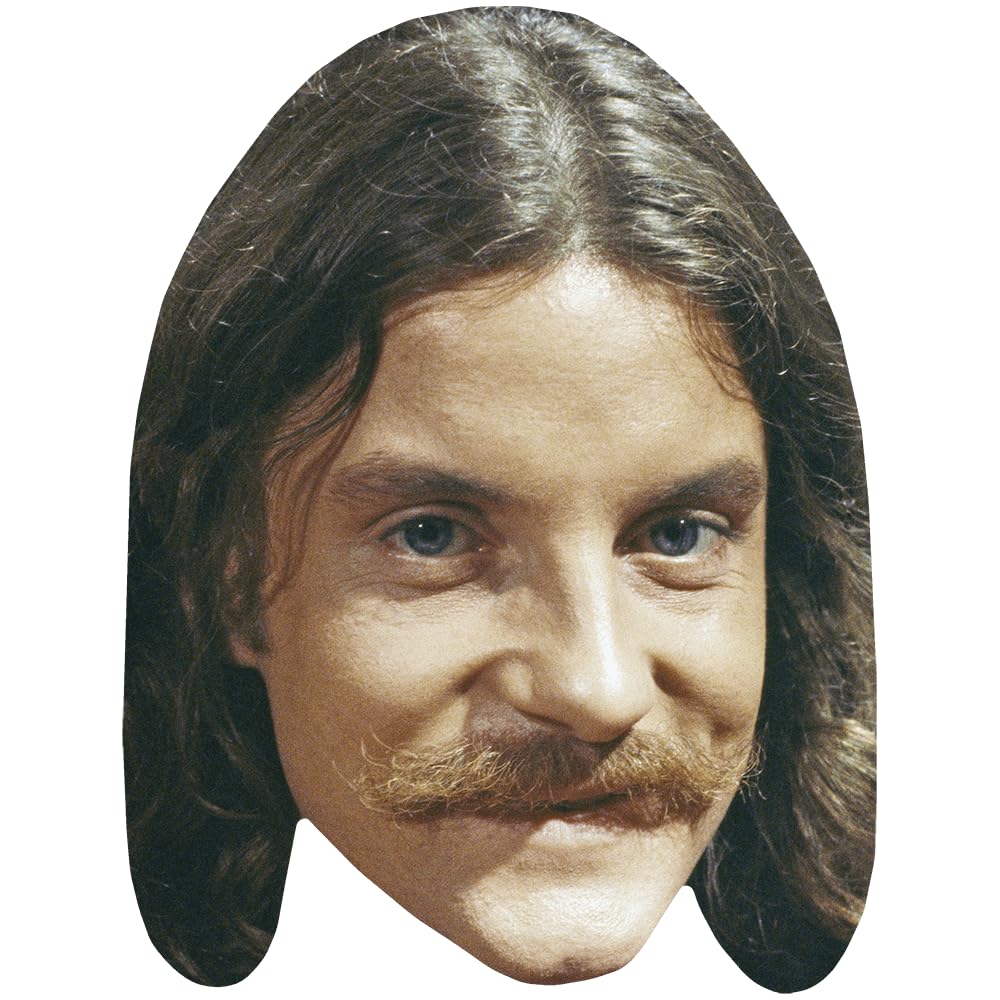Francis Cabrel (80s) Celebrity Mask, Flat Card Face, Fancy Dress Mask
