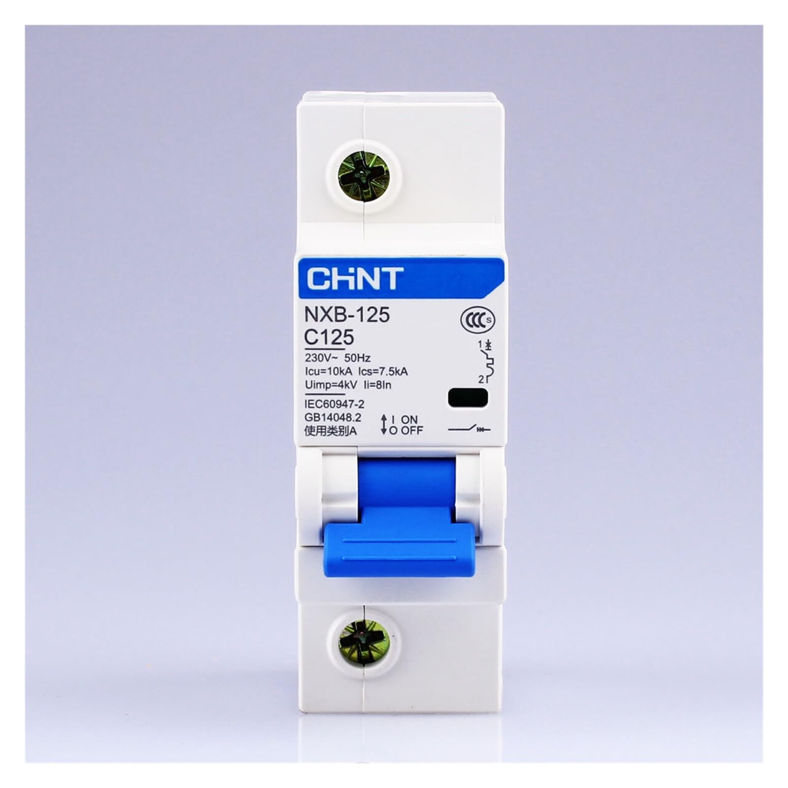 Disjoncteur miniature DZ47 NXB-125 1P 80A 220V 230V 50Hz