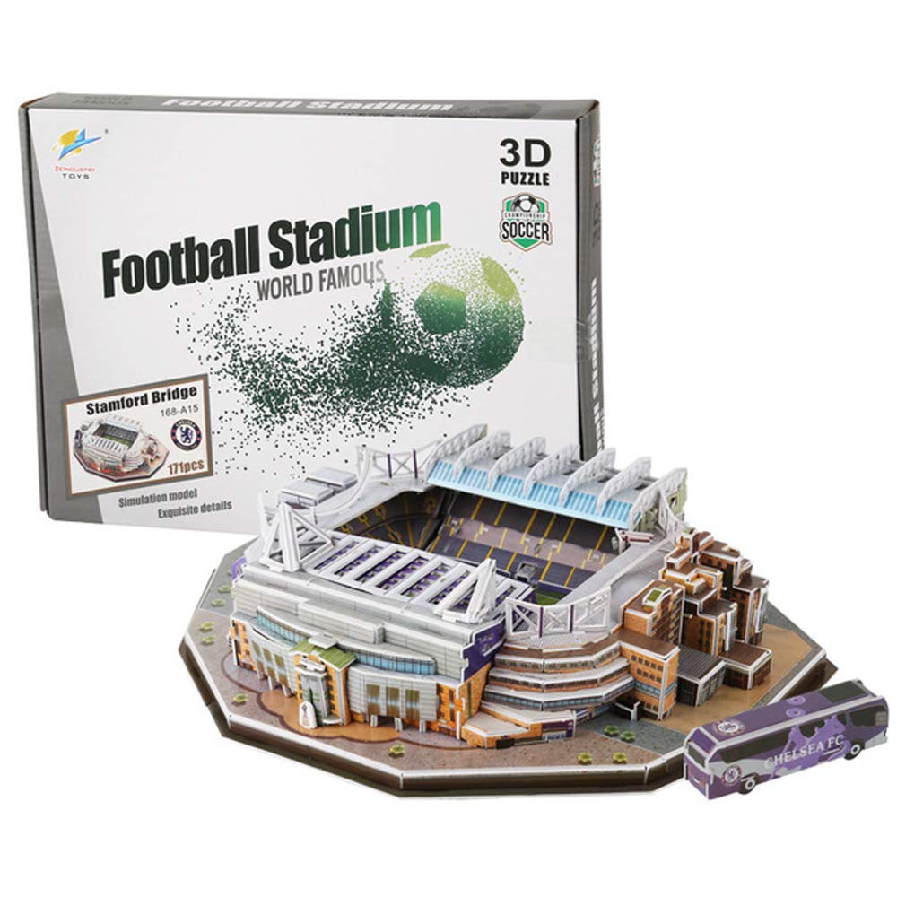 Buy DIY 3D Puzzle Football Stadium Models Chelsea Stamford Bridge