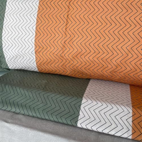 Bassetti Completo Lenzuola Matrimoniale Art. Sikar In 100% Cotone Lenzuolo Superiore, Lenzuolo Con Angoli E 2 Federe Per Cuscini (Nostalgi) - 3