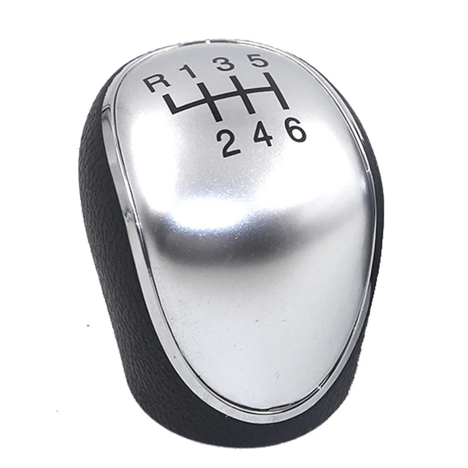 Ltusgt Silver Car Gear Knob For Ssangyong For Actyon For Korando 6 Speed Gear Shift Knob Car Auto Manual Shifter Lever Stick Head Handball