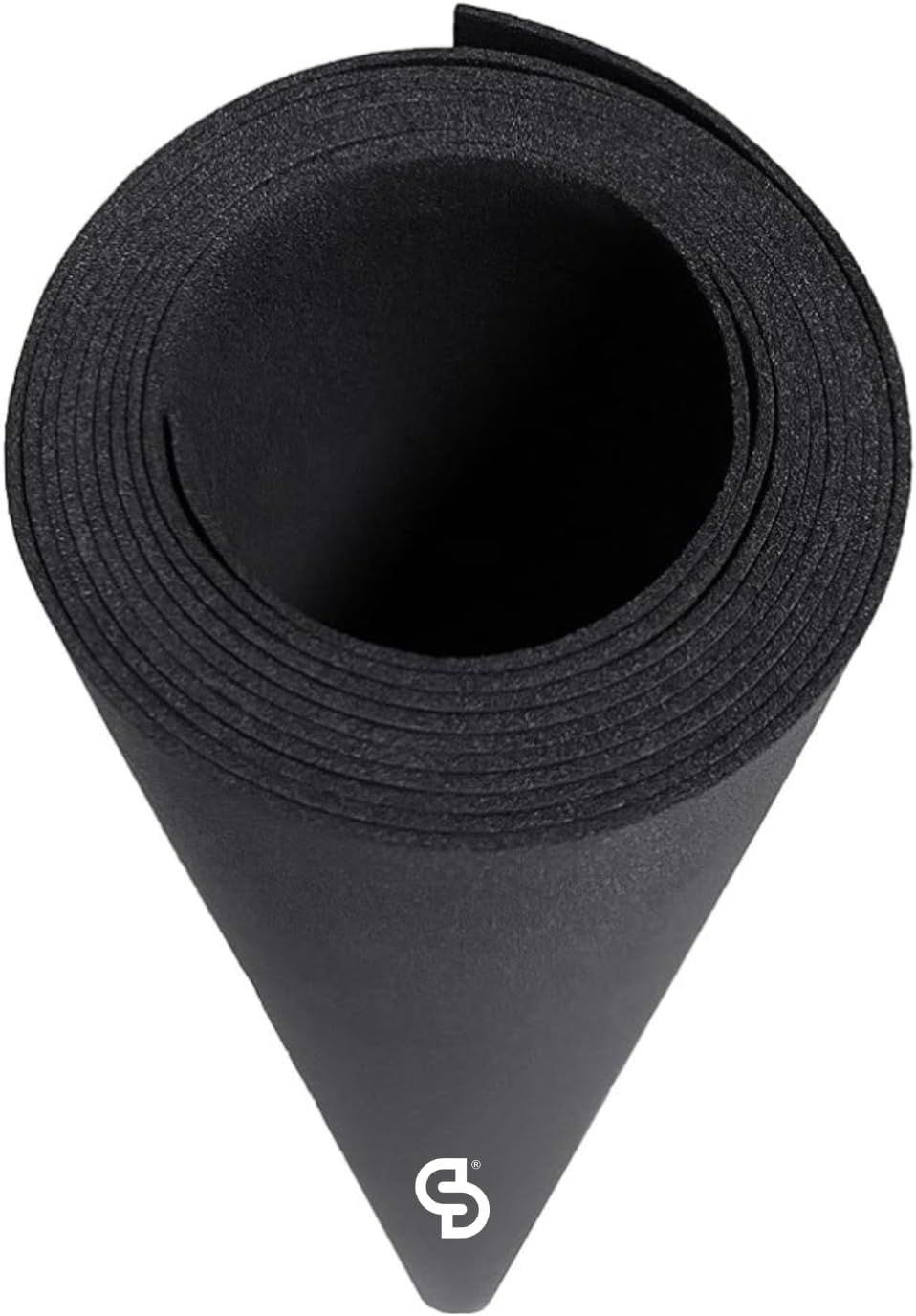 EVA Foam by SILENTFOAM 150cm (59") x 50cm (19.7") x (2mm) EVA Foam for Glitter Craft, HALLOWEEN Masks, Creativity Armors, Safe to Play (Black)