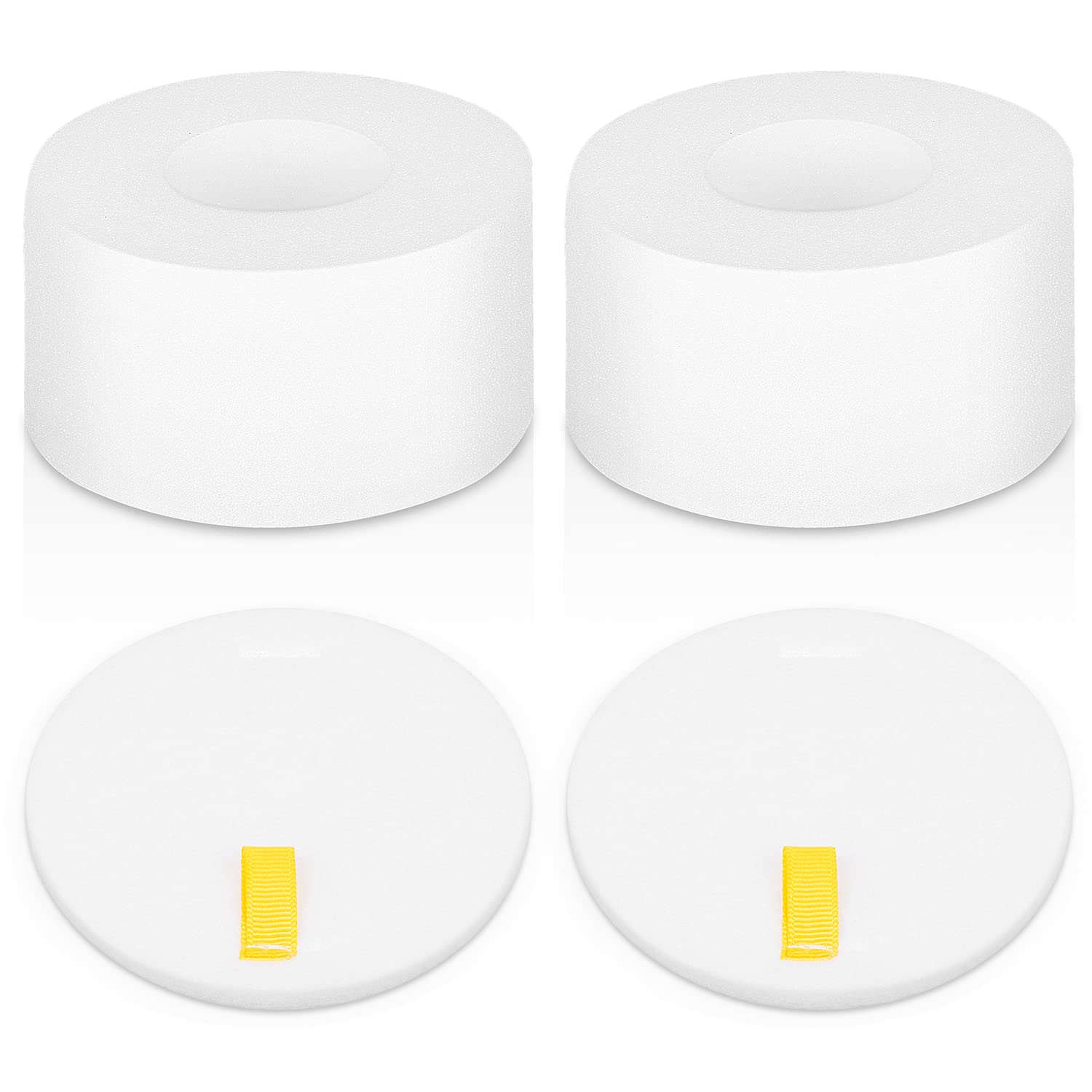 Jollsung 2Pack NV680 Foam & Felt Filters for Shark Rotator DuoClean Powered Lift Away Speed Upright Vacuum Cleaner NV680 NV681 NV682 NV683 NV800 NV800W NV801 NV801Q NV803 UV810, Replace Part # XFF680