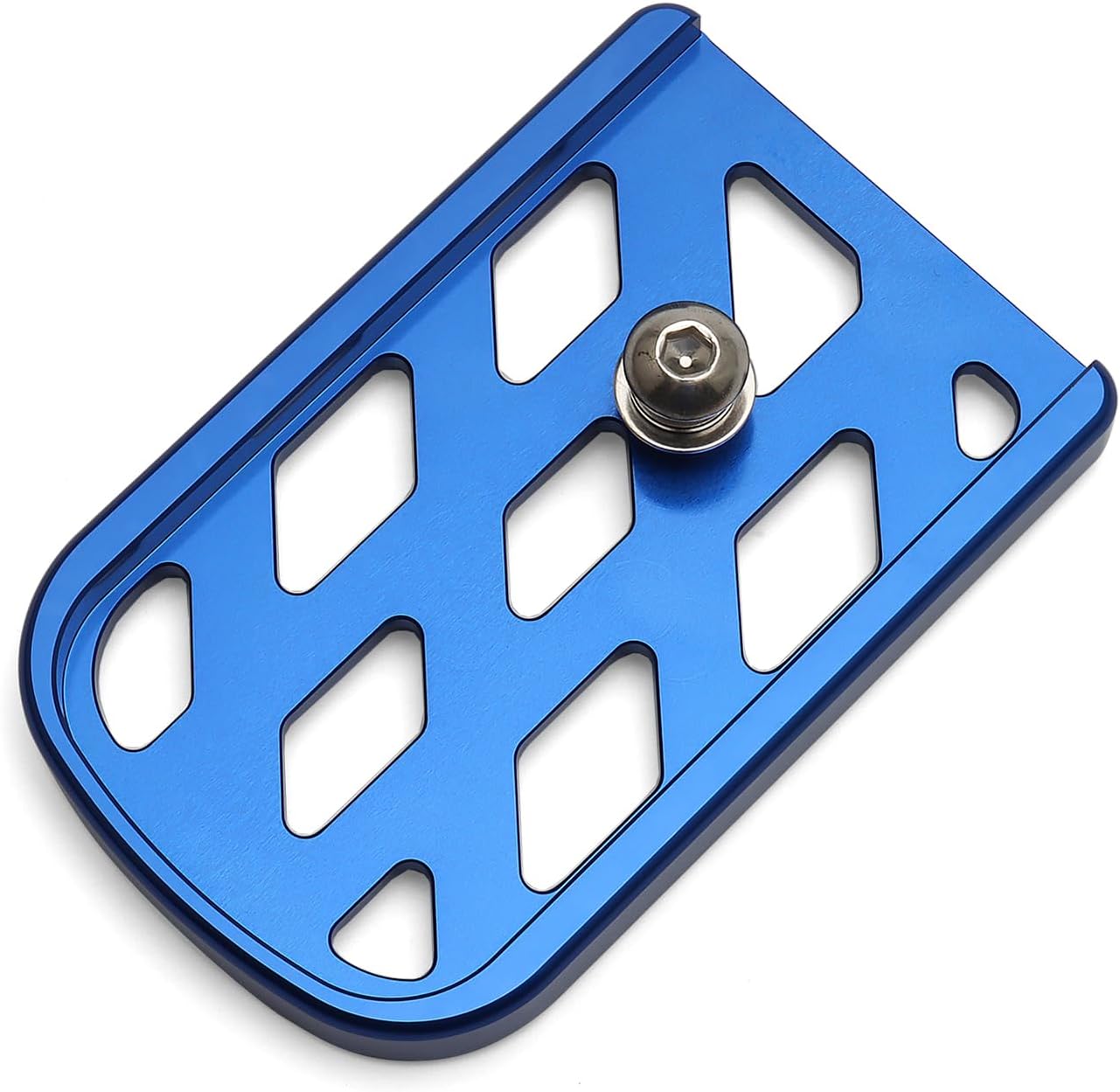 Motorcycle Brake Pedal Cover MX Style for Harley 1980-2024 Touring Road King Electra Glide 1986-2017 FL Softail Fat Boy Heritage 2012-2016 Dyna FLD (Blue)