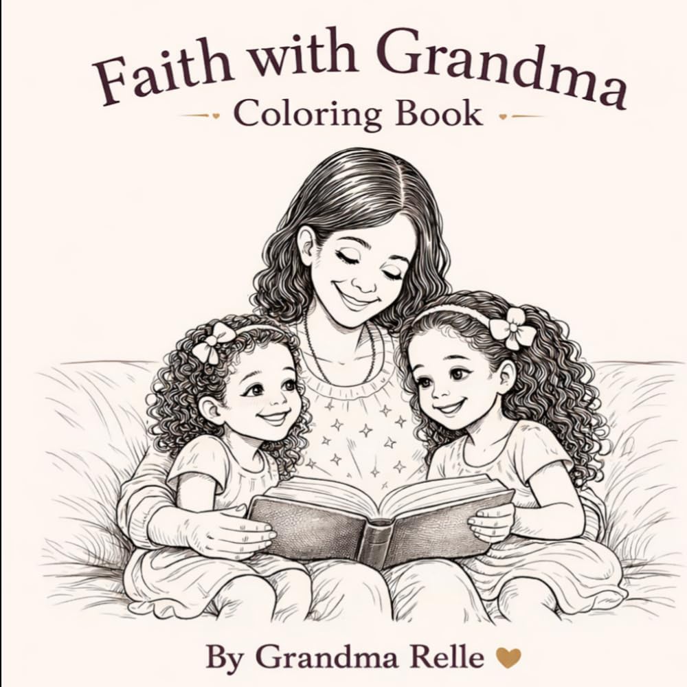 Faith With Grandma Coloring Book: A Christian Coloring Book for Kids About Faith, Love, and Family (Faith With Grandma Collection)