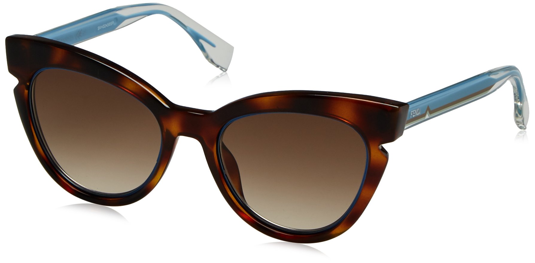 Fendi Brown Gradient Cat Eye Ladies Sunglasses Fendi Women main image 3
