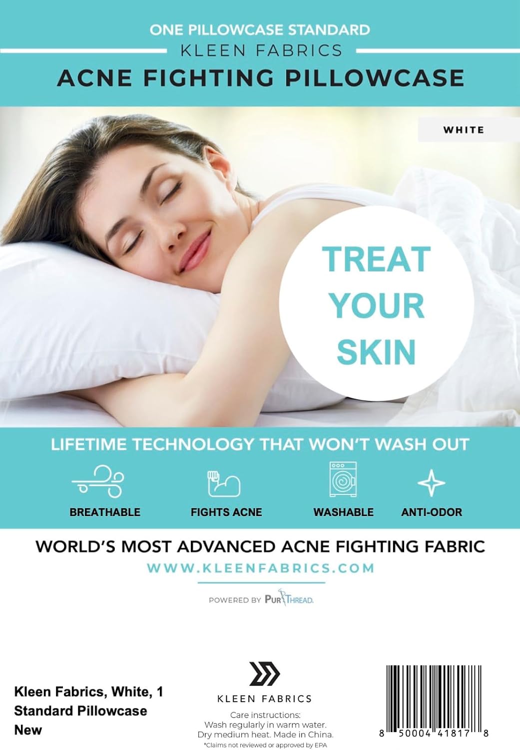 Kleen Acne Fighting Pillowcase