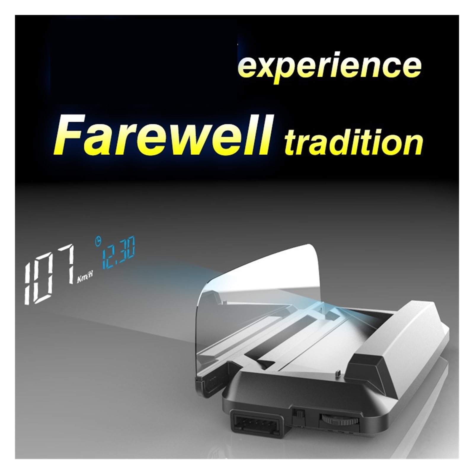 Auto OBD2 GPS HUD Head-Up Display EOBD Parabrisas Coche Velocímetro Proyector Accesorios Digitales For Todos Los Coches Instrumento Multifunción