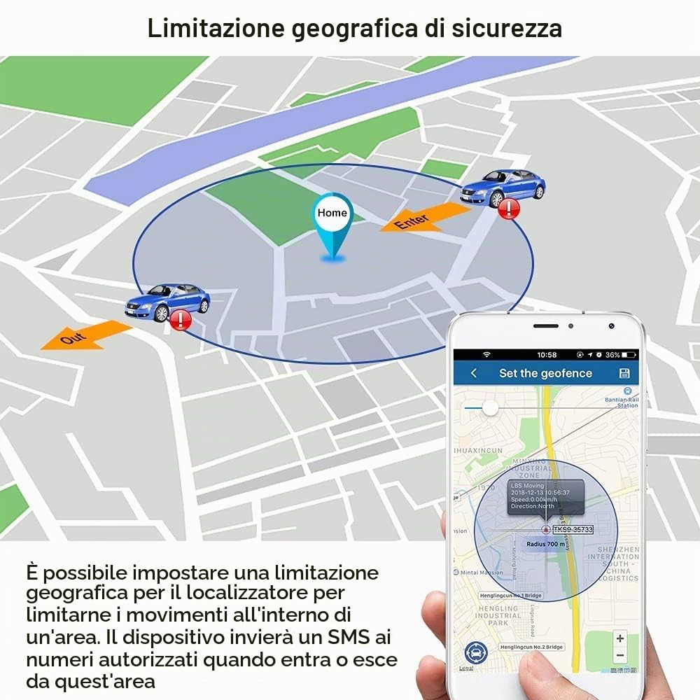 TKMARS 4G Localizzatore GPS per Auto con App 10000mah Nessun Canone Mensile Antift Tracker GPS Auto Magnetic Car Tracker Con Monitoraggio a Lungo Batteria Impermeabile