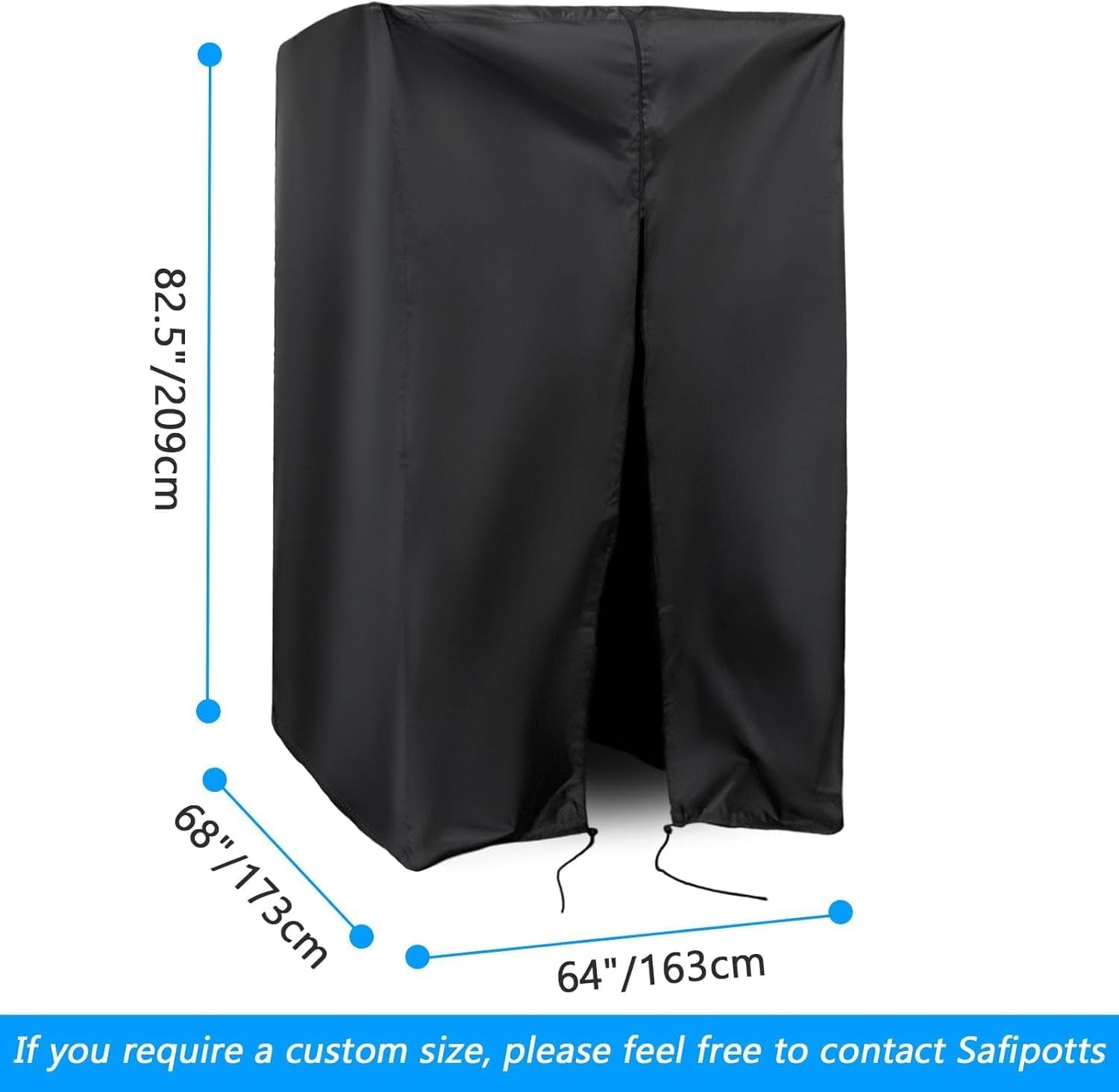 Housse pour rack à squats, housse imperméable pour équipement de musculation d'extérieur avec fermeture éclair, adaptée aux racks à squats, aux racks d'haltérophilie
