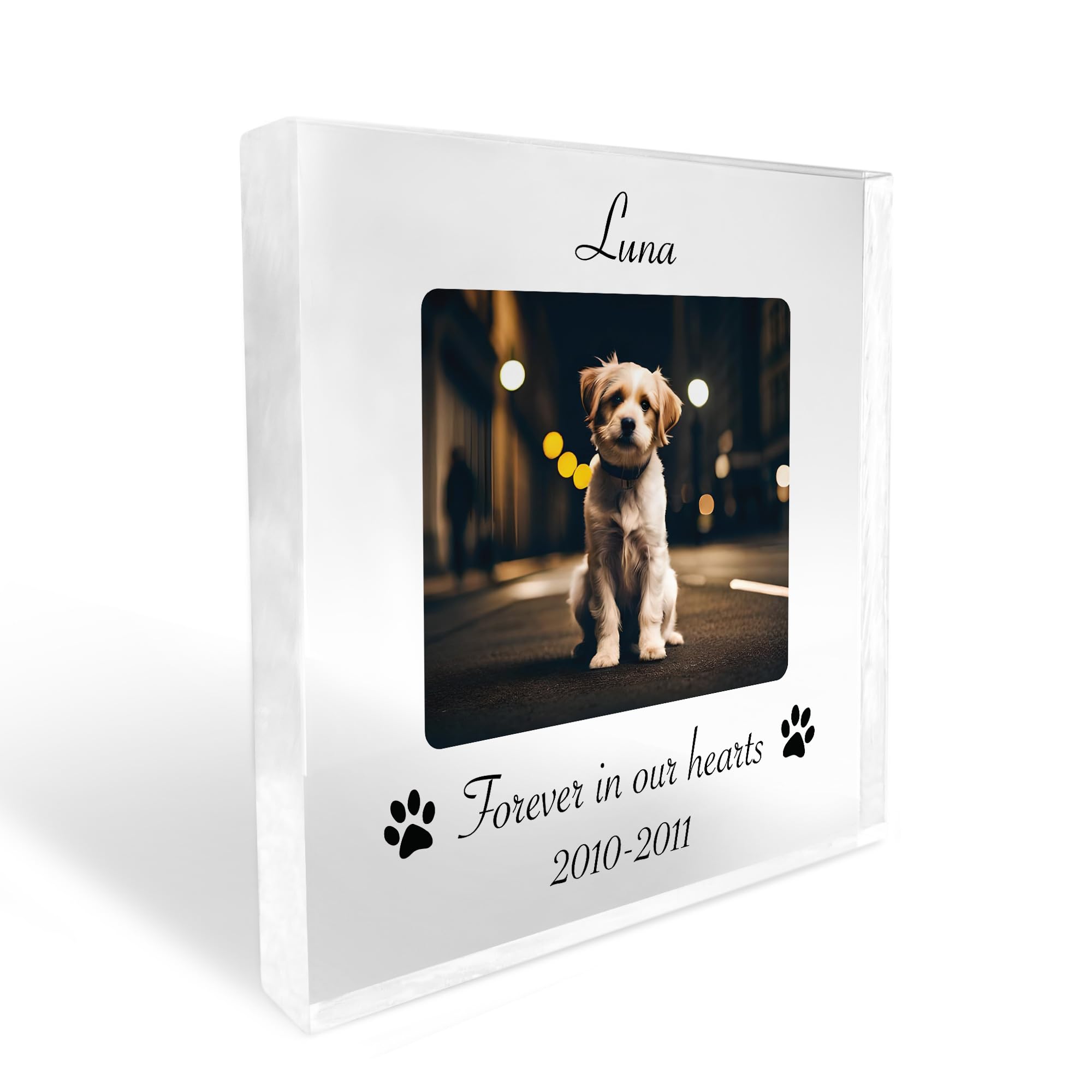 Red Ocean Personalised Memorial Sign For Dog Cat Pet In Memory Plaque Memorial Gift For Family Pet Gift Dog Gift
