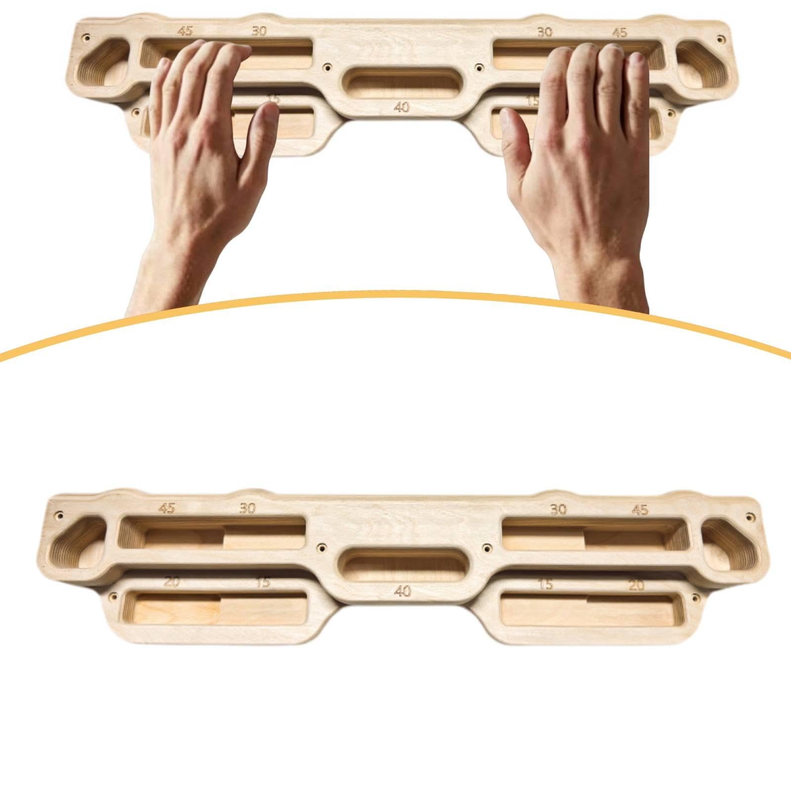 Tavola da Arrampicata Portatile per L'allenamento della Parte Superiore del Corpo E Il Rafforzamento delle Dita.