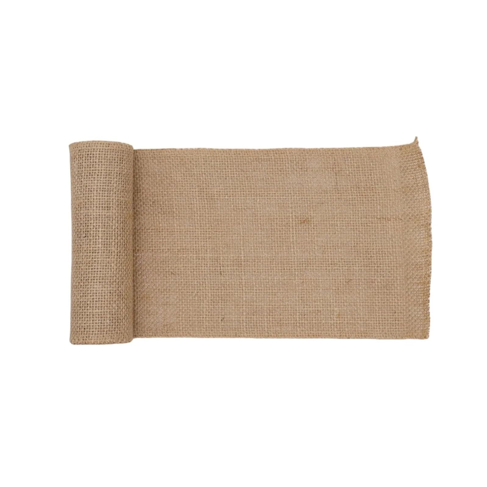 Hessian Roll 2M 12cm-35cm Natural Burlap Jute Ribbon Fabric Roll Wedding Rustic Wrap Presents Table Home Decor(15cm)