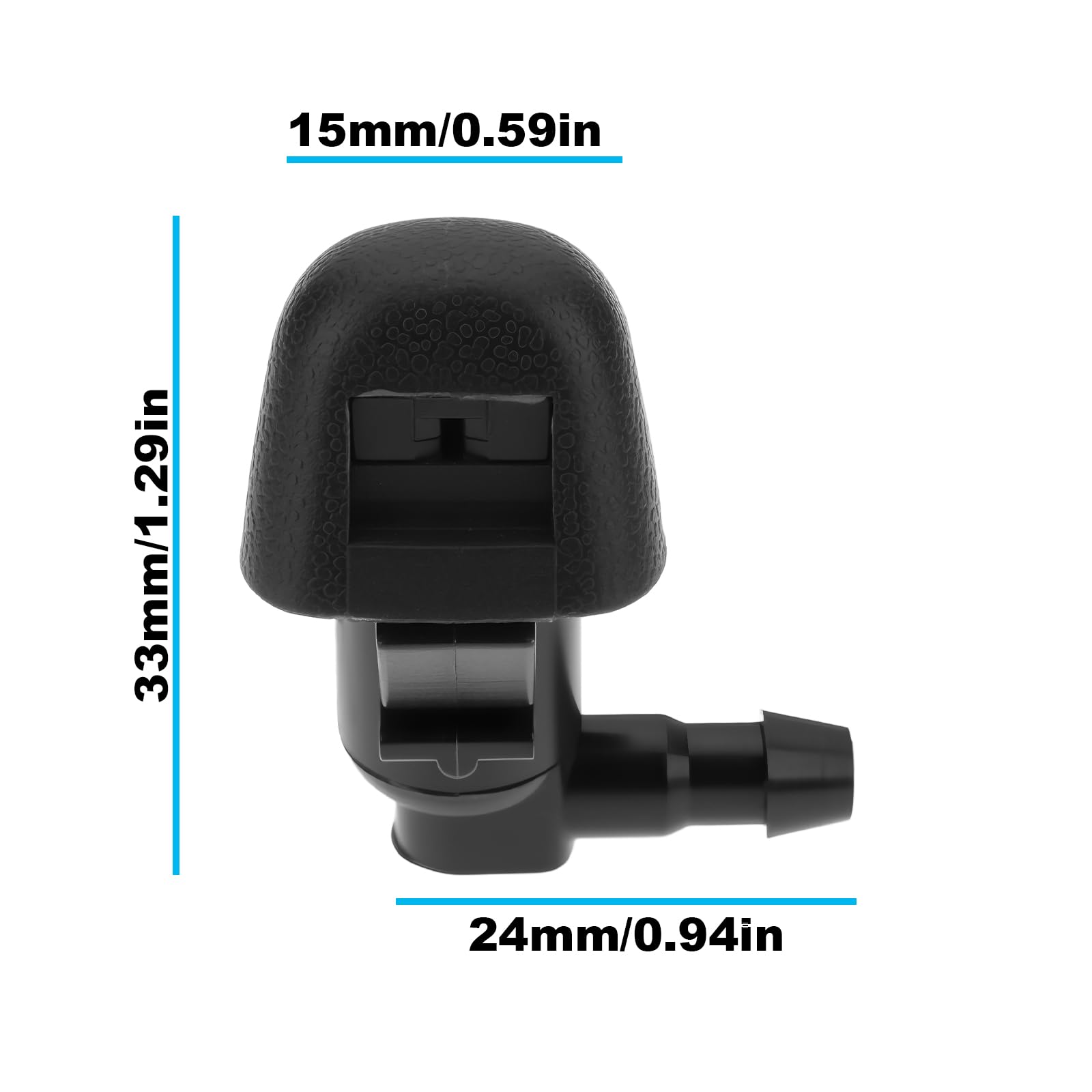 EMSea 2 szt. dysza spryskiwacza przedniej szyby 76810-TK8-A01 kompatybilna z Honda Odyssey 2011-2017